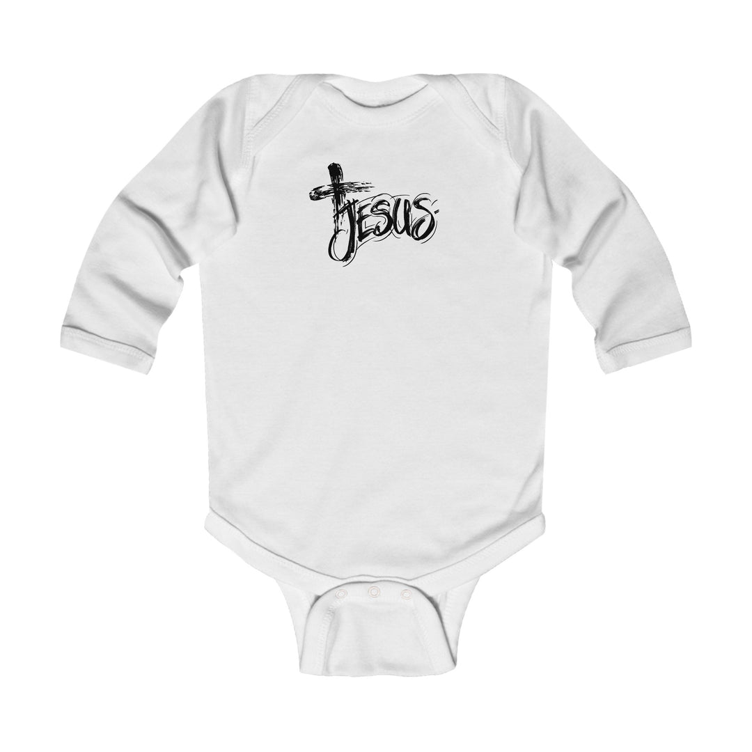 Jesus Cross Long Sleeve Onesie