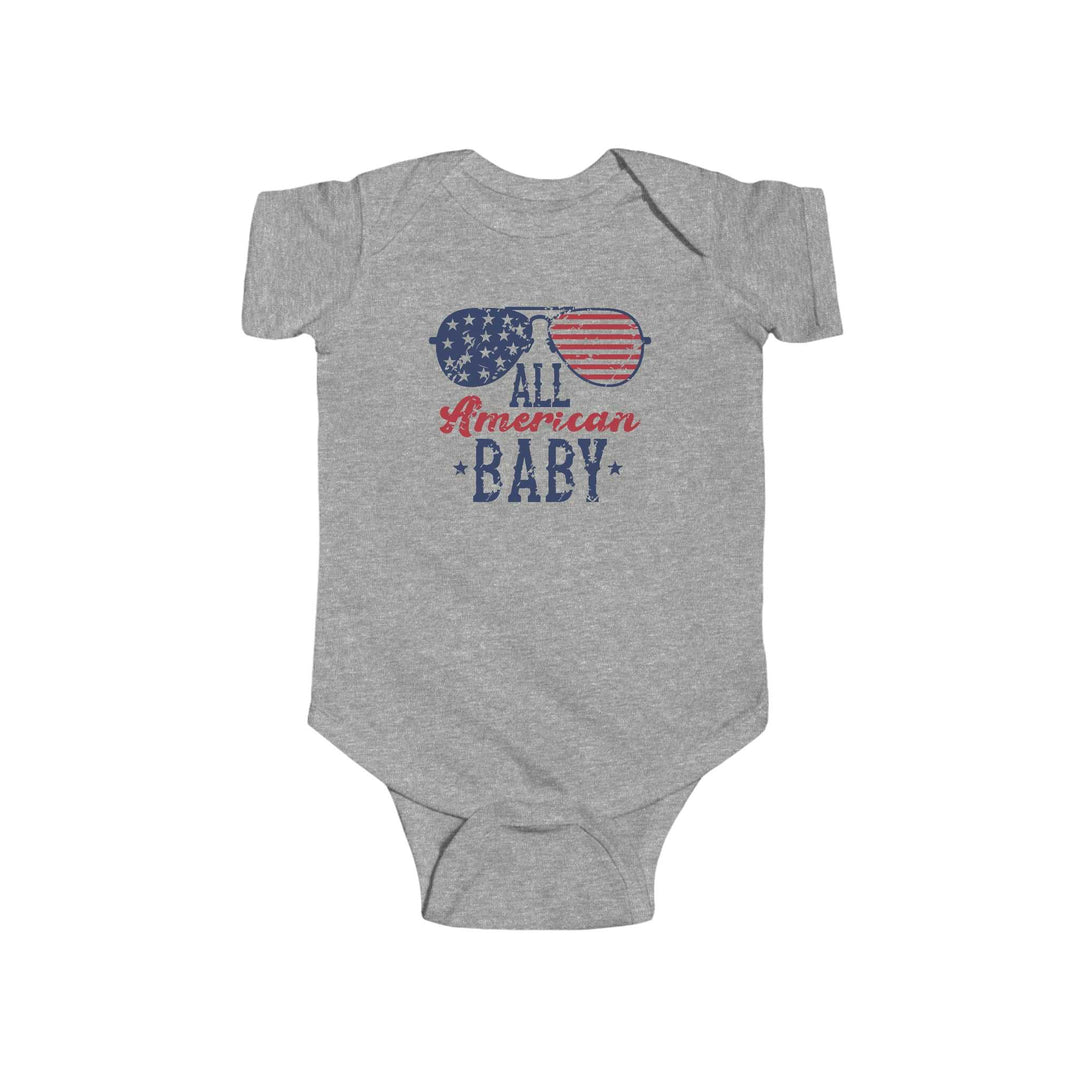 A durable and soft infant fine jersey bodysuit, featuring 100% cotton fabric for solid colors and polyester for heather colors. Seams along sides, ribbed bindings, and plastic snaps at cross closure for easy changing access. From 'Worlds Worst Tees'.