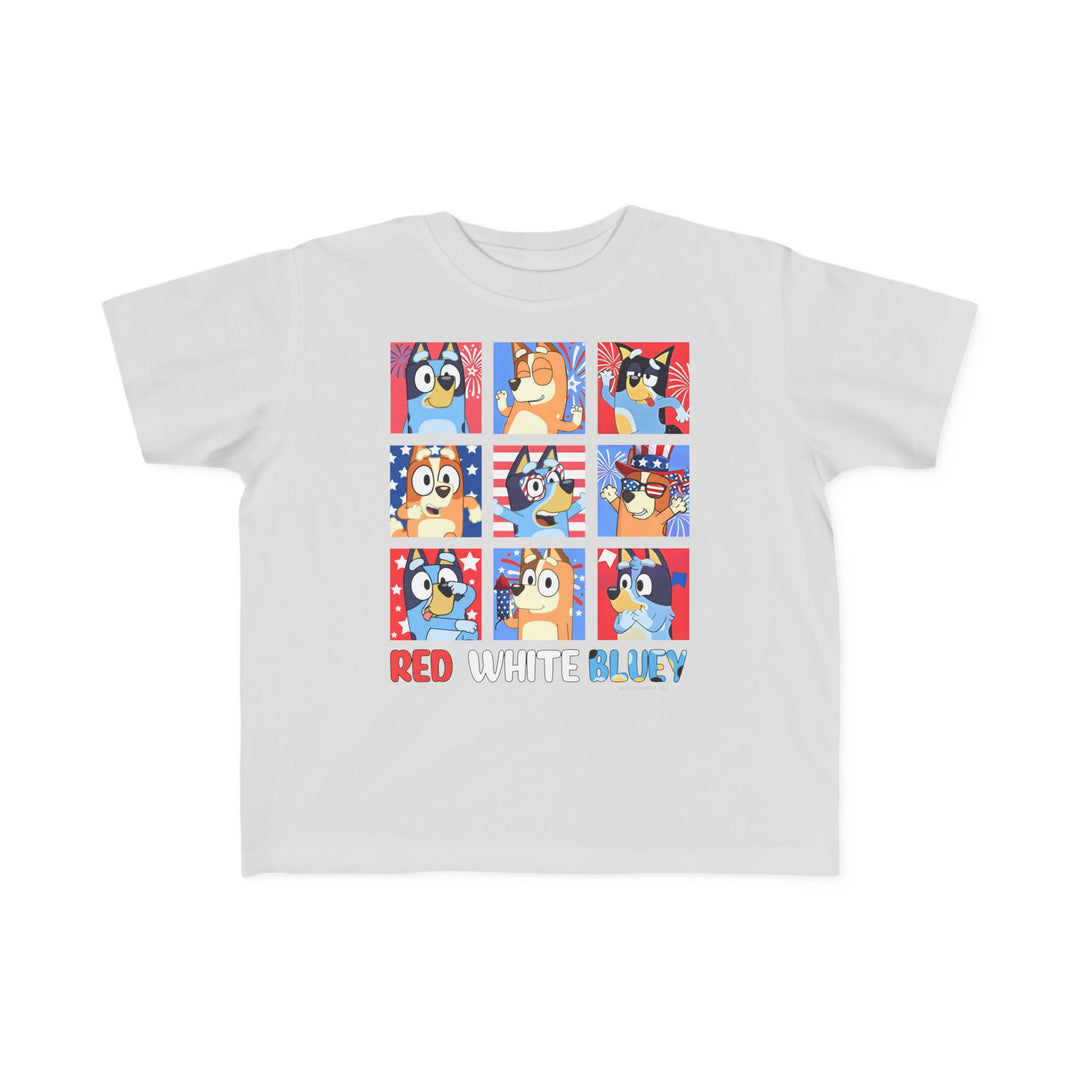 Red White and Bluey Toddler Tee