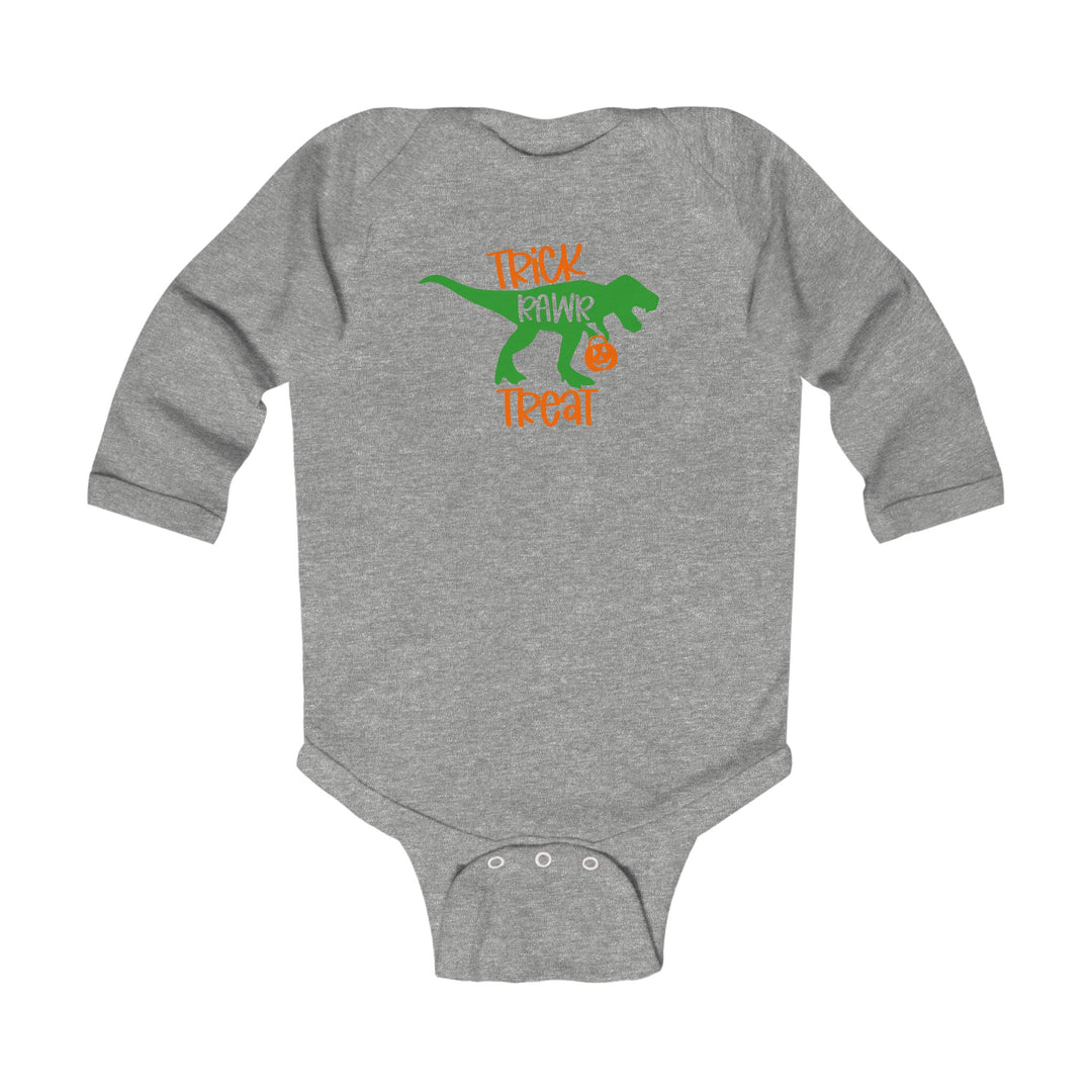 Trick Rawr Treat Long Sleeve Onesie