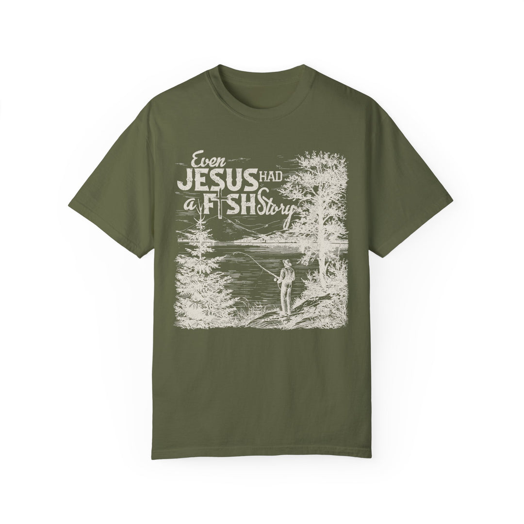 Jesus Fishing Story T-shirt