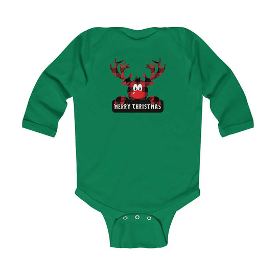 Merry Christmas Buffalo Plaid Long Sleeve Onesie 17257932855006899586 19 Kids clothes Worlds Worst Tees