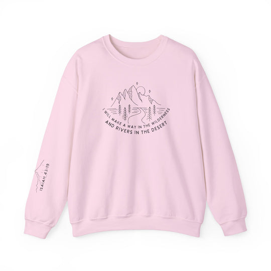 Unisex heavy blend crewneck sweatshirt featuring I will make a way design. Made from 50% cotton and 50% polyester fabric for comfort and durability. Classic fit with ribbed knit collar and double-needle stitching.
