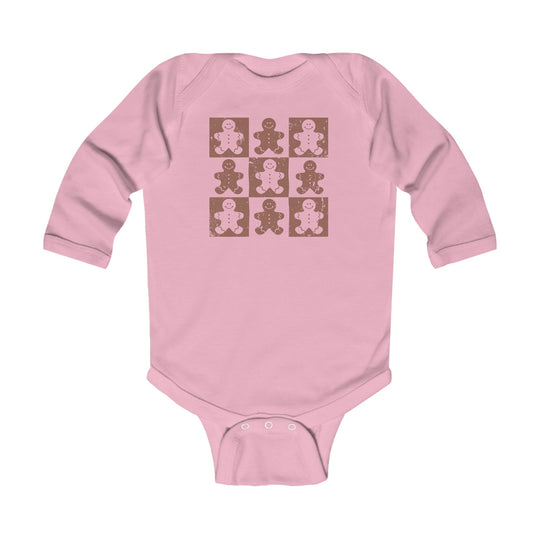 Gingerbread Man Long Sleeve Onesie