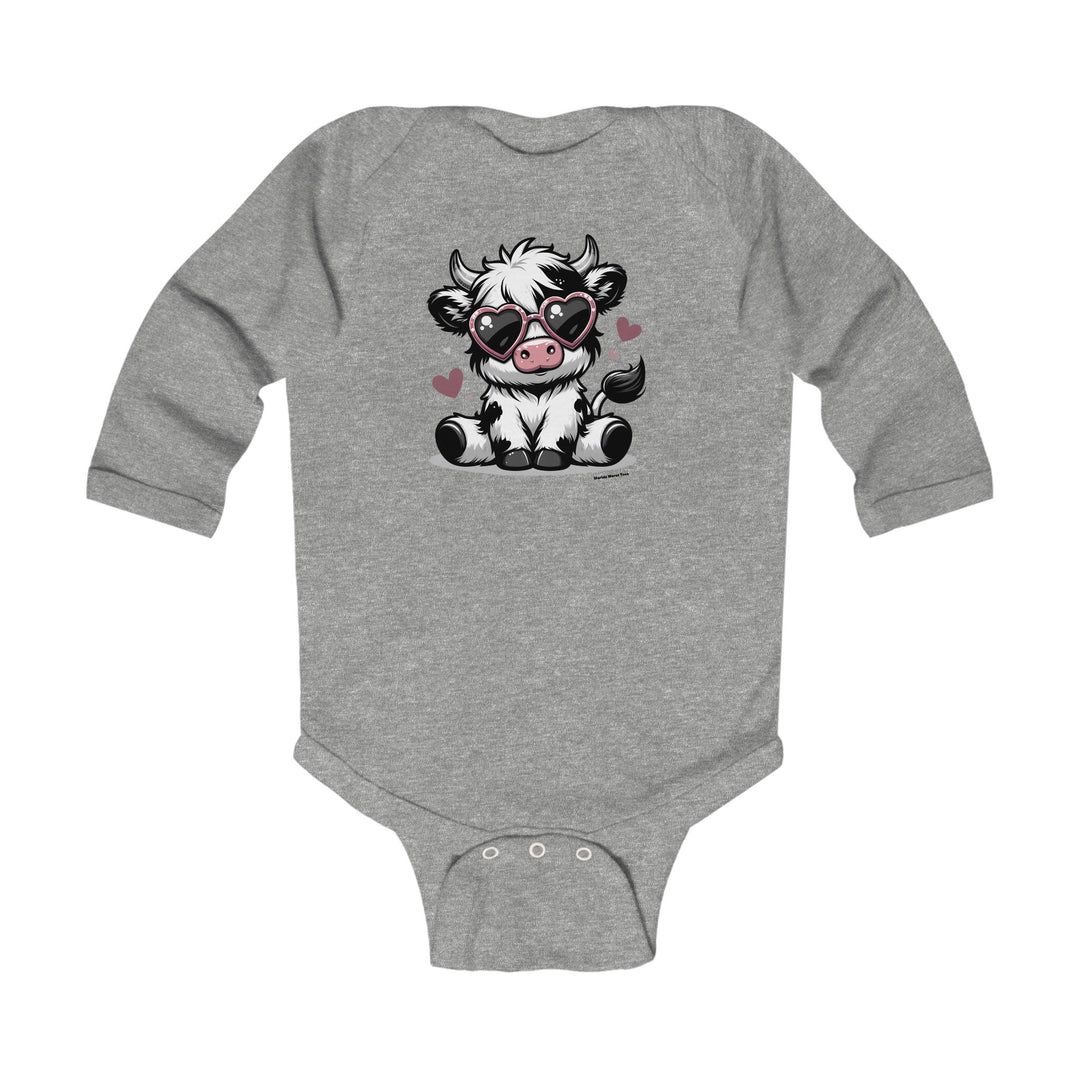 Cute Cow Long Sleeve Onesie