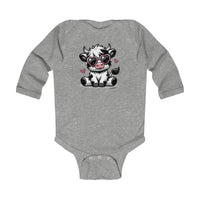 Cute Cow Long Sleeve Onesie