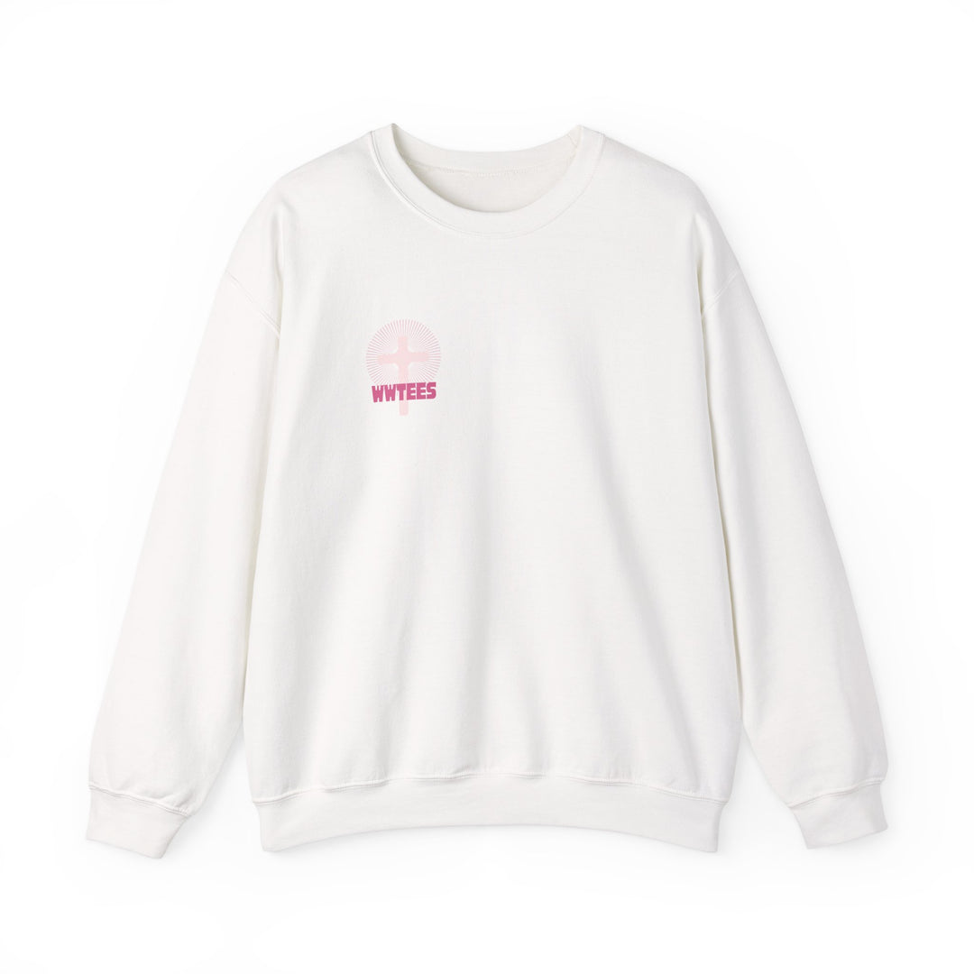 Good Things are Coming Crew: A unisex crewneck sweatshirt, medium-heavy fabric blend, ribbed collar, no side seams, ethically made, suitable for embroidery, perfect for colder months.