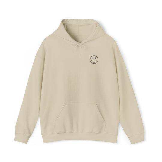 Unisex Be the Reason Sweatshirt: White with smiley face. Heavy blend fabric, ribbed collar, no itchy seams. Sizes S-5XL. Ideal comfort for all.