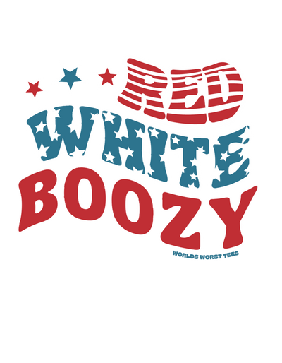 Red White and Boozy Tee