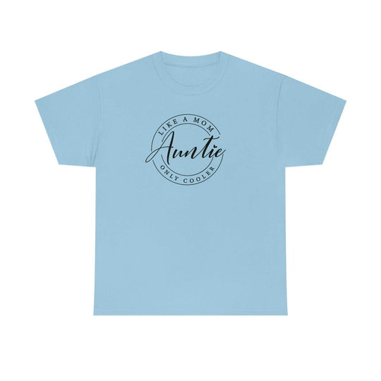 Auntie Tee: Unisex heavy cotton shirt with no side seams for comfort. Features tape on shoulders for durability. Classic fit, 100% cotton. From 'Worlds Worst Tees'.