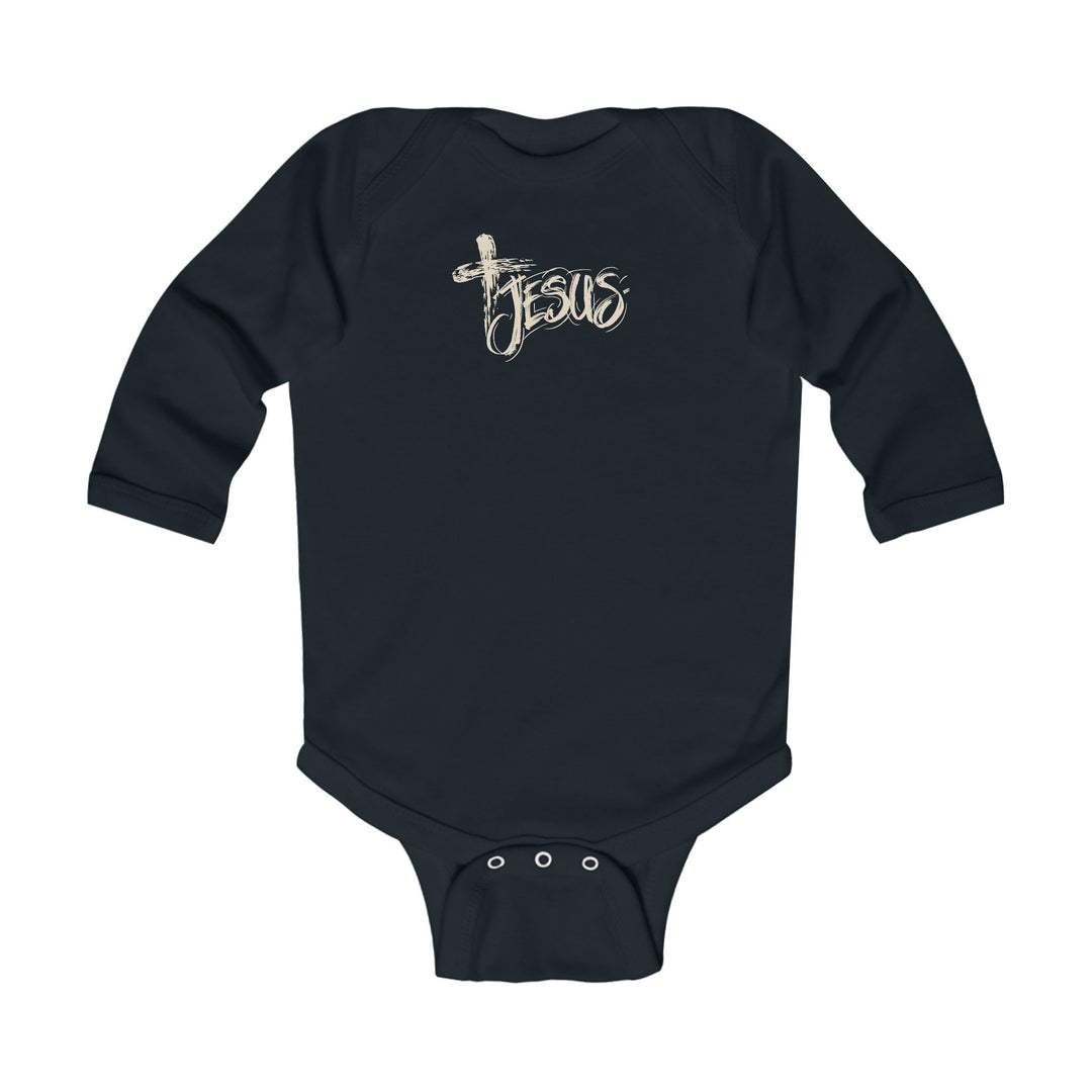 Jesus Cross Long Sleeve Onesie