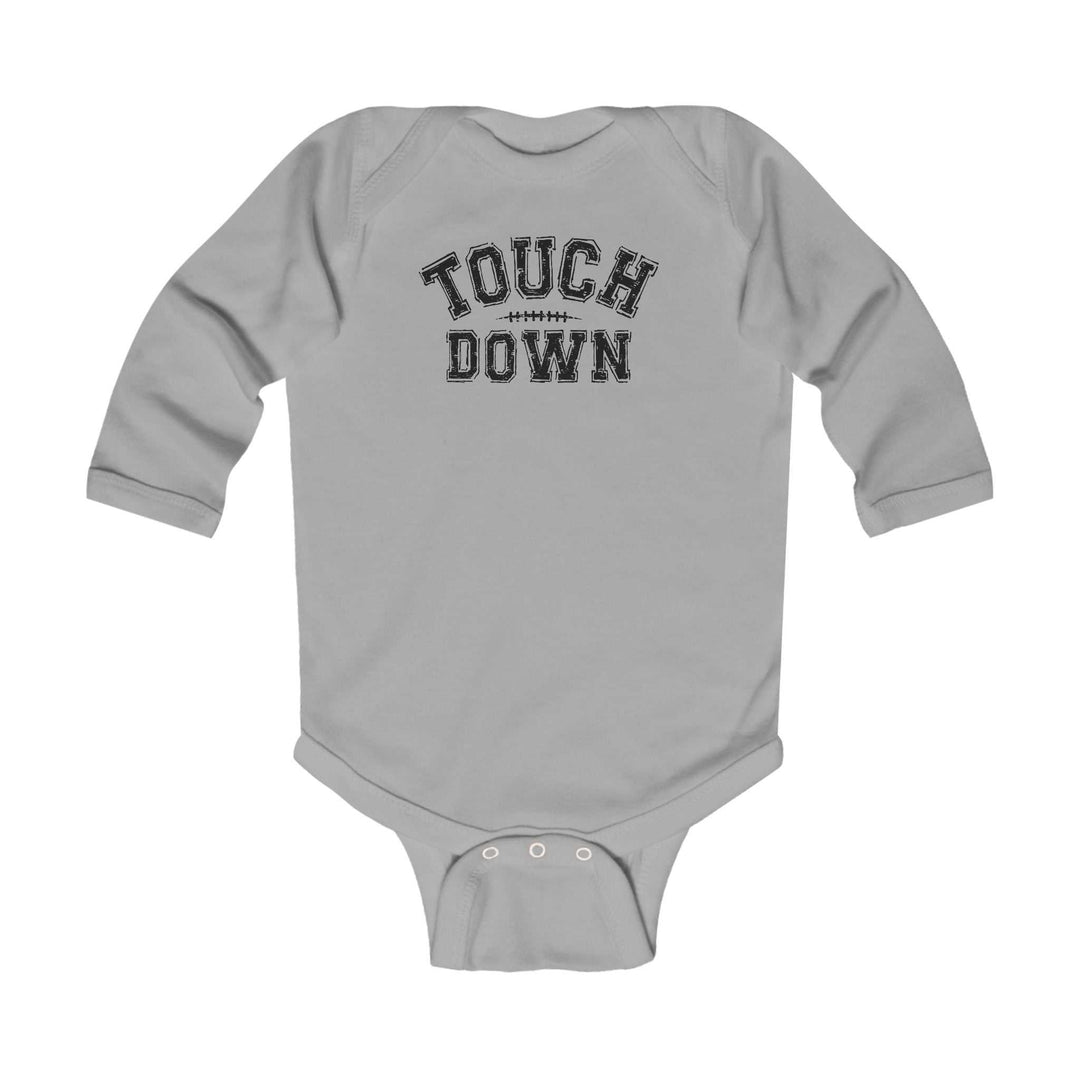 Touch Down Long Sleeve Onesie 14900325255722673224 19 Kids clothes Worlds Worst Tees