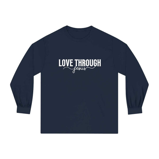 Love Through Jesus Long Sleeve Tee 11305128700119221340 28 Long-sleeve Worlds Worst Tees