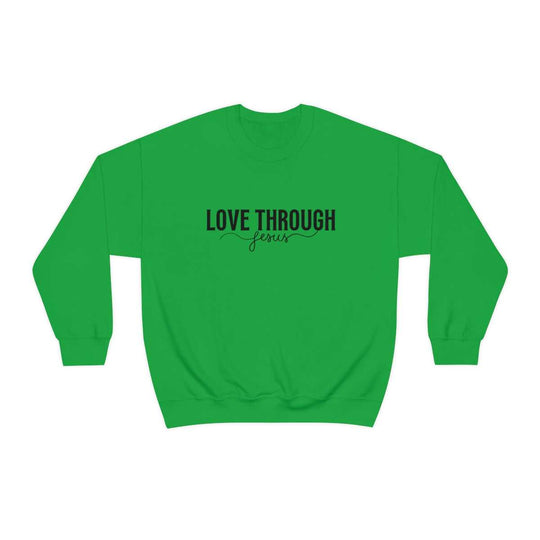 Love Through Jesus Crewneck 28020076944471894010 44 Sweatshirt Worlds Worst Tees