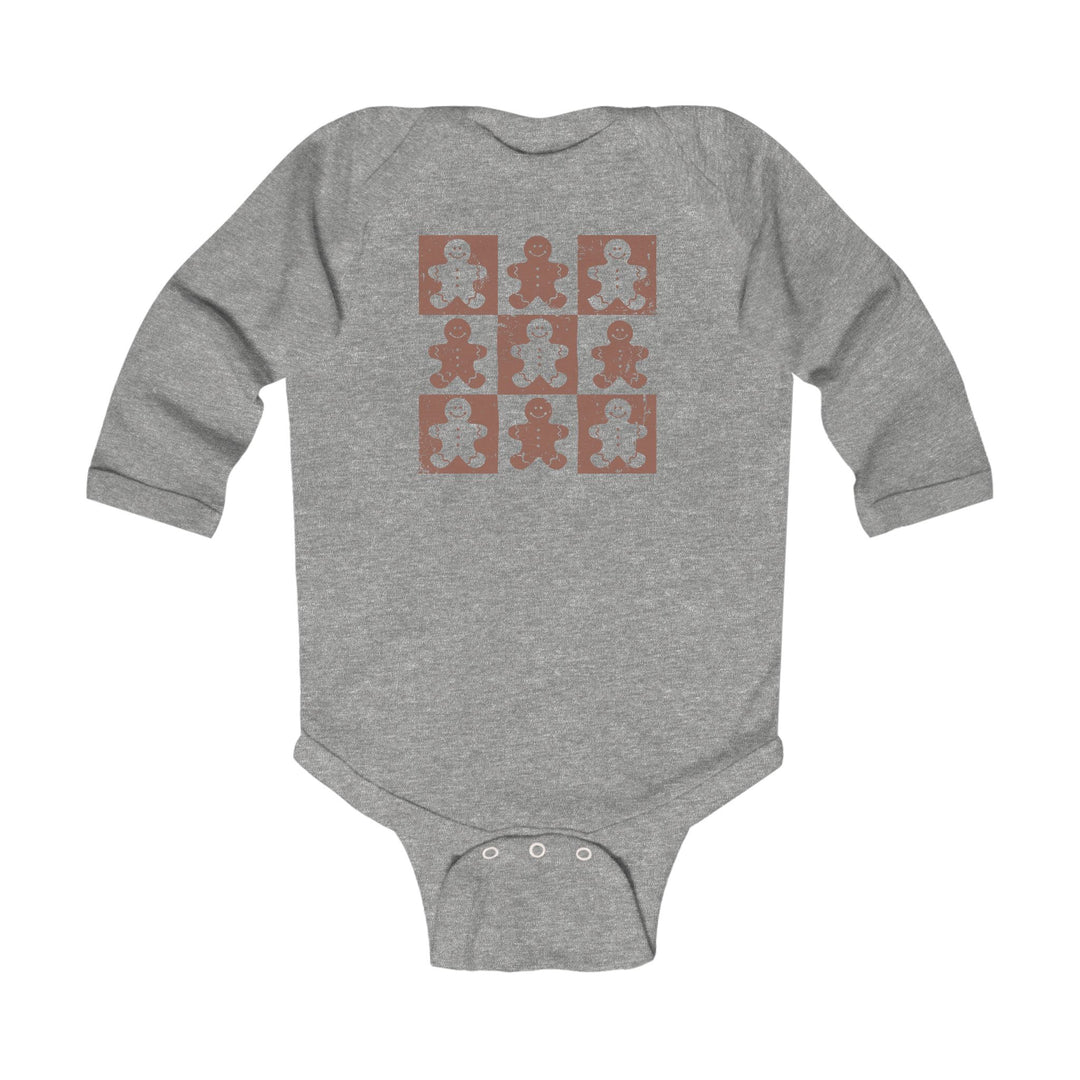 Gingerbread Man Long Sleeve Onesie