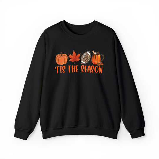 Unisex Tis the Season Crew sweatshirt: Comfortable blend of polyester and cotton, ribbed knit collar, no itchy side seams, loose fit, medium-heavy fabric. Ideal for any occasion. From Worlds Worst Tees.