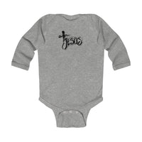 Jesus Cross Long Sleeve Onesie