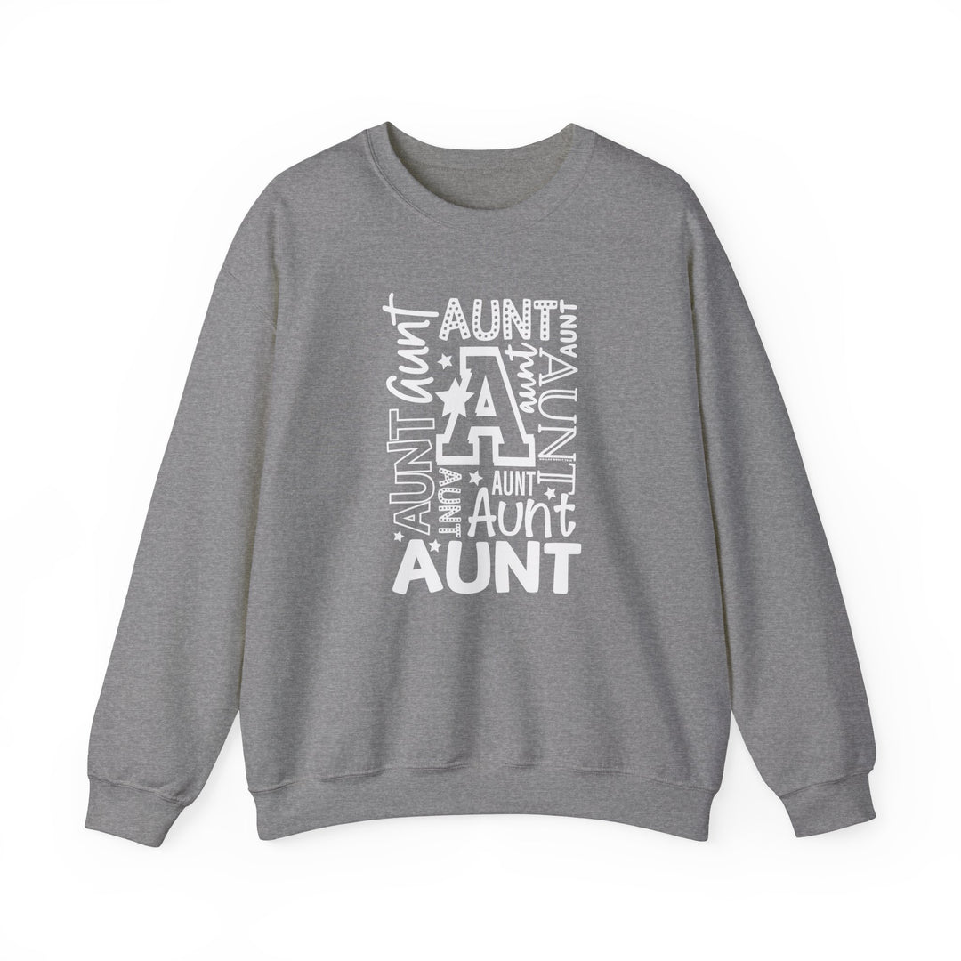 Relax in style with Aunt Crew sweatshirt, a blend of 50% cotton and 50% polyester. Medium-heavy fabric, loose fit, true to size. Ideal for casual cool vibes.