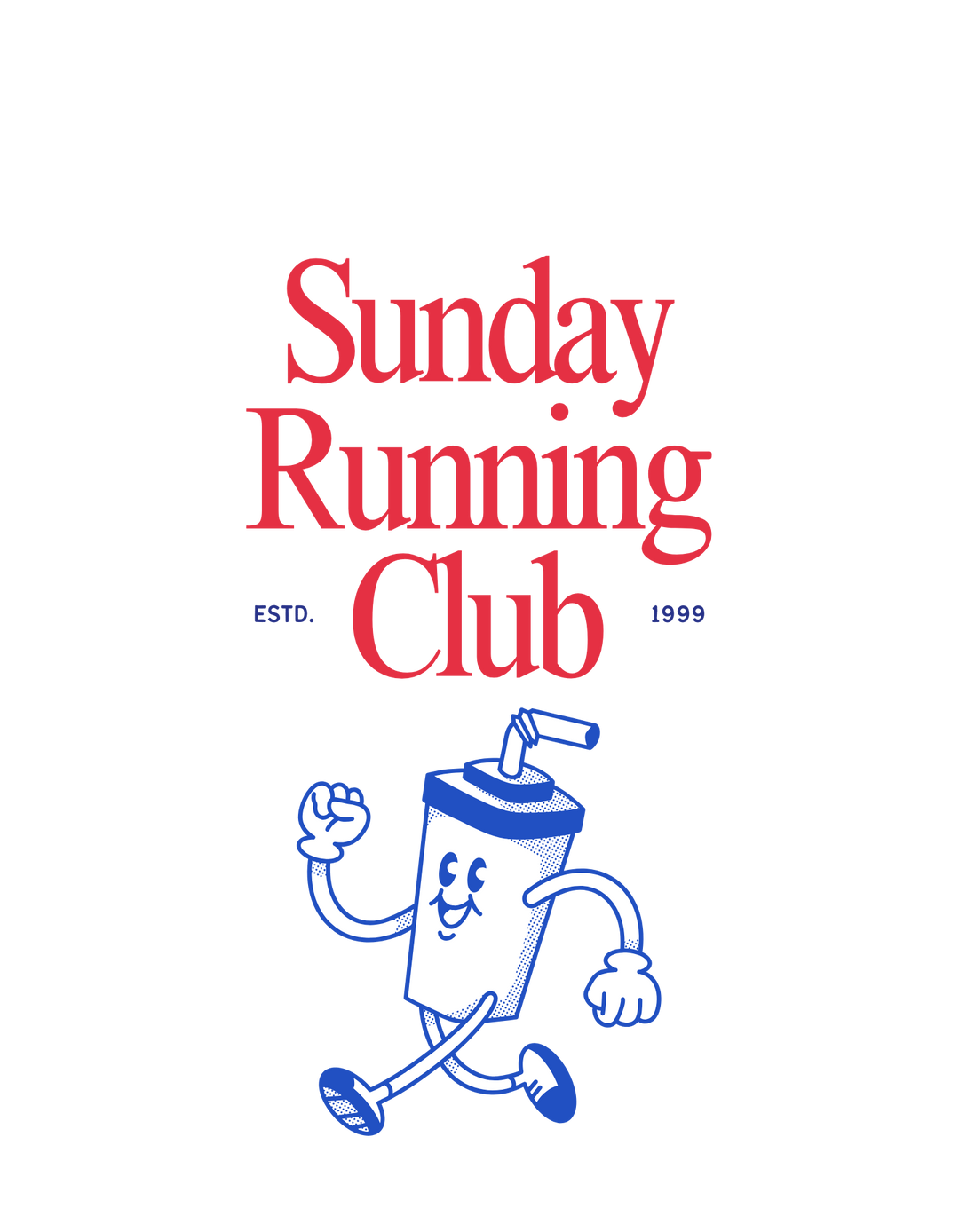 Unisex heavy blend crewneck sweatshirt, Sunday Running Club, showcasing a classic fit with ribbed collar, ideal for colder months, offering comfort and durability.