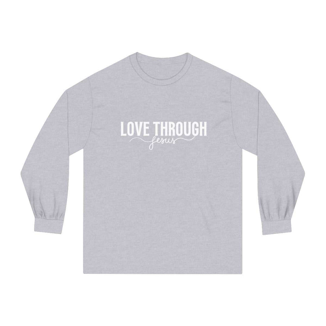 Love Through Jesus Long Sleeve Tee 11305128700119221340 28 Long-sleeve Worlds Worst Tees