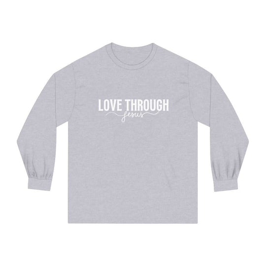 Love Through Jesus Long Sleeve Tee 11305128700119221340 28 Long-sleeve Worlds Worst Tees