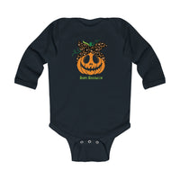 Pumpkin Log Sleeve Onesie