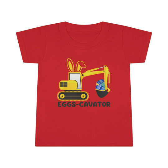 Eggs-Cavator Toddler Tee 38103153690085719736 18 Kids clothes Worlds Worst Tees