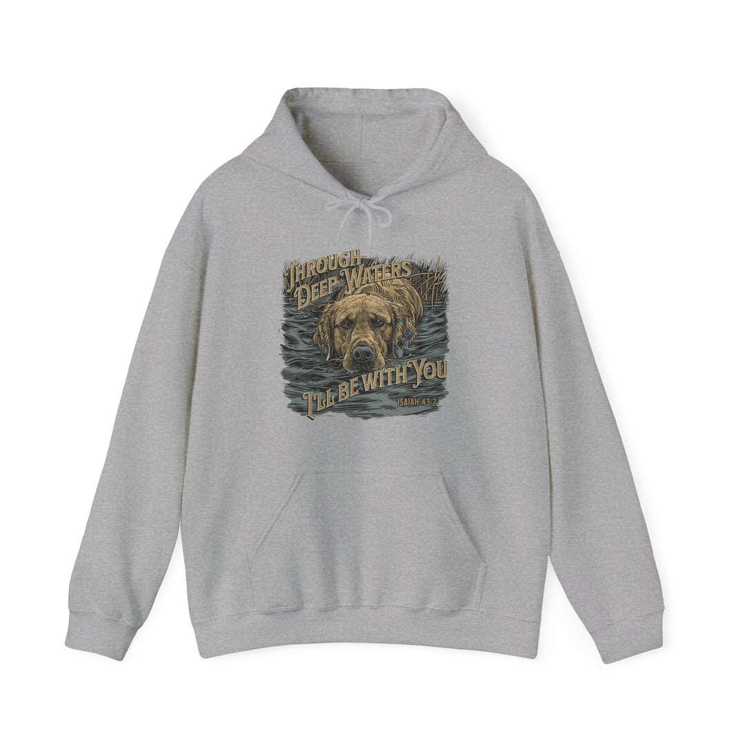 Unisex heavy blend hooded sweatshirt featuring a dog design. Cotton-polyester fabric for comfort and warmth. Kangaroo pocket, drawstring hood. Ideal for printing. From 'Worlds Worst Tees'.