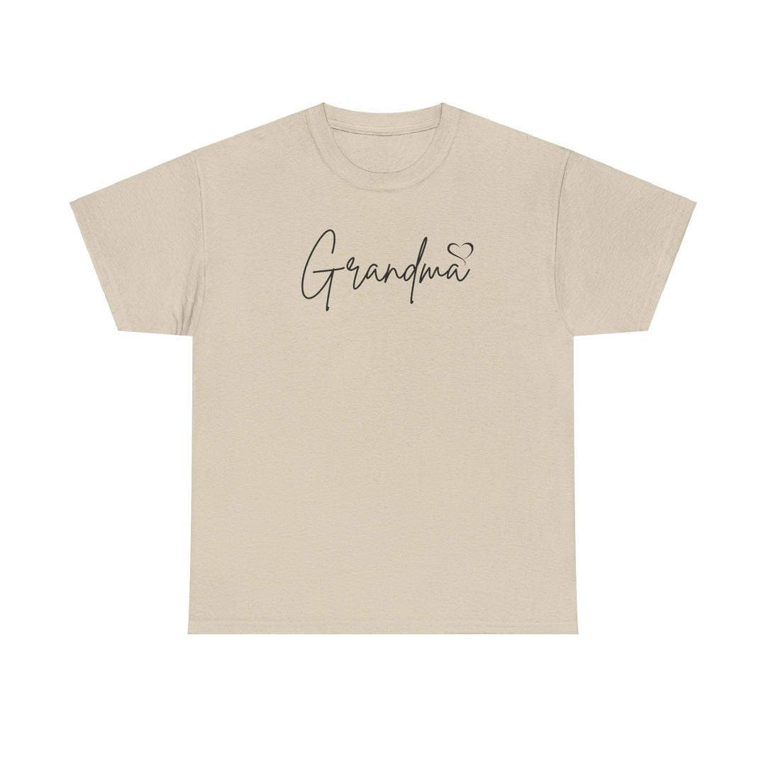 Unisex Grandma Love Tee, a classic staple with durable construction. No side seams for comfort, ribbed knit collar for elasticity. Medium weight, 100% cotton. Sizes S-5XL. From Worlds Worst Tees.