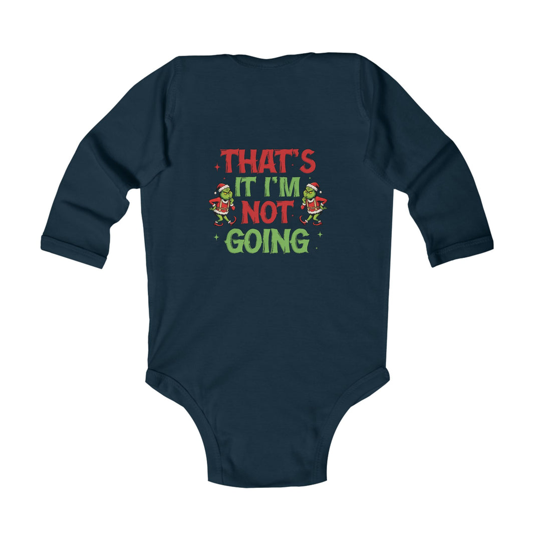 Tis the Season Holiday Long Cross Sleeve Onesie