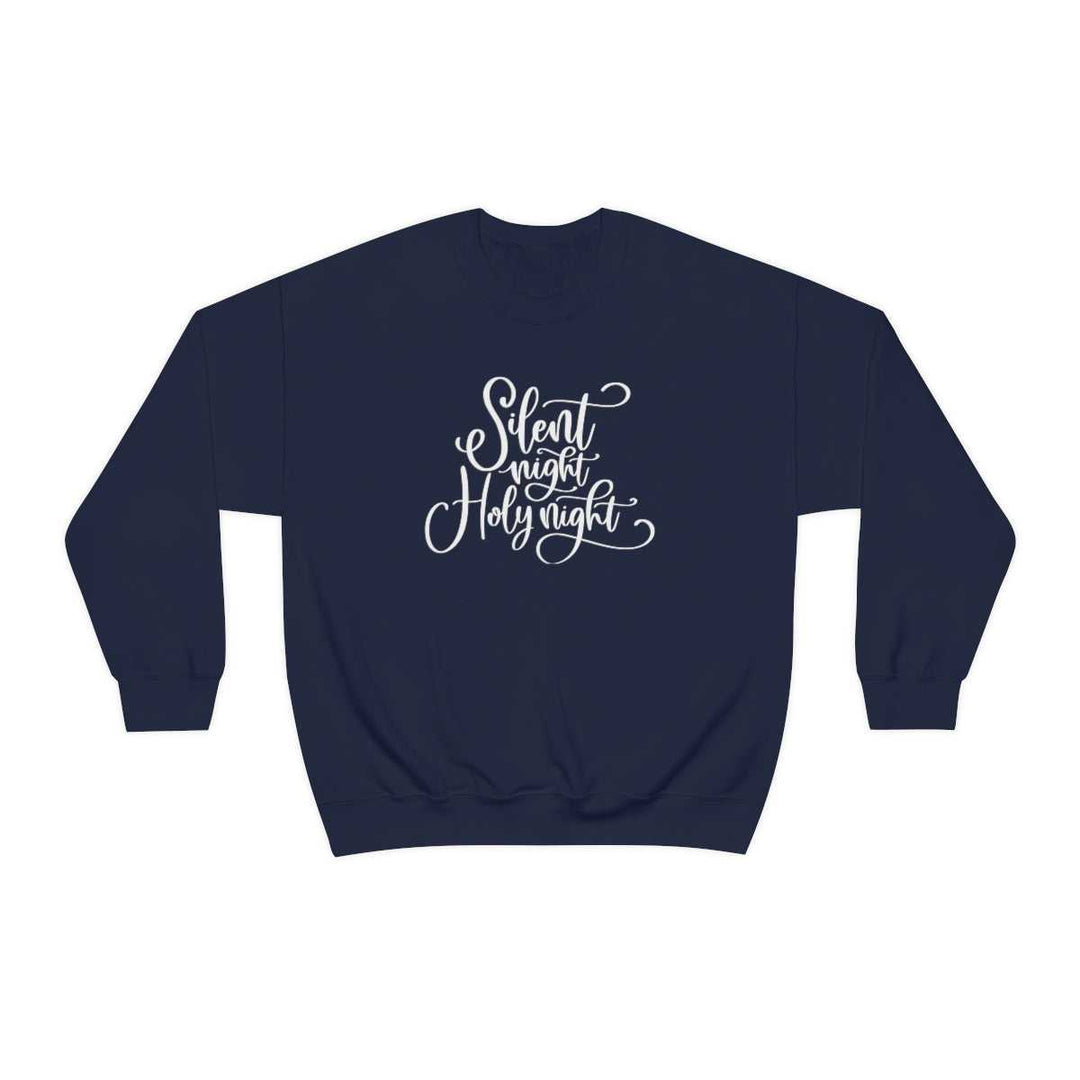 Silent Night Holy Night Crewneck 20655661943112584964 44 Sweatshirt Worlds Worst Tees