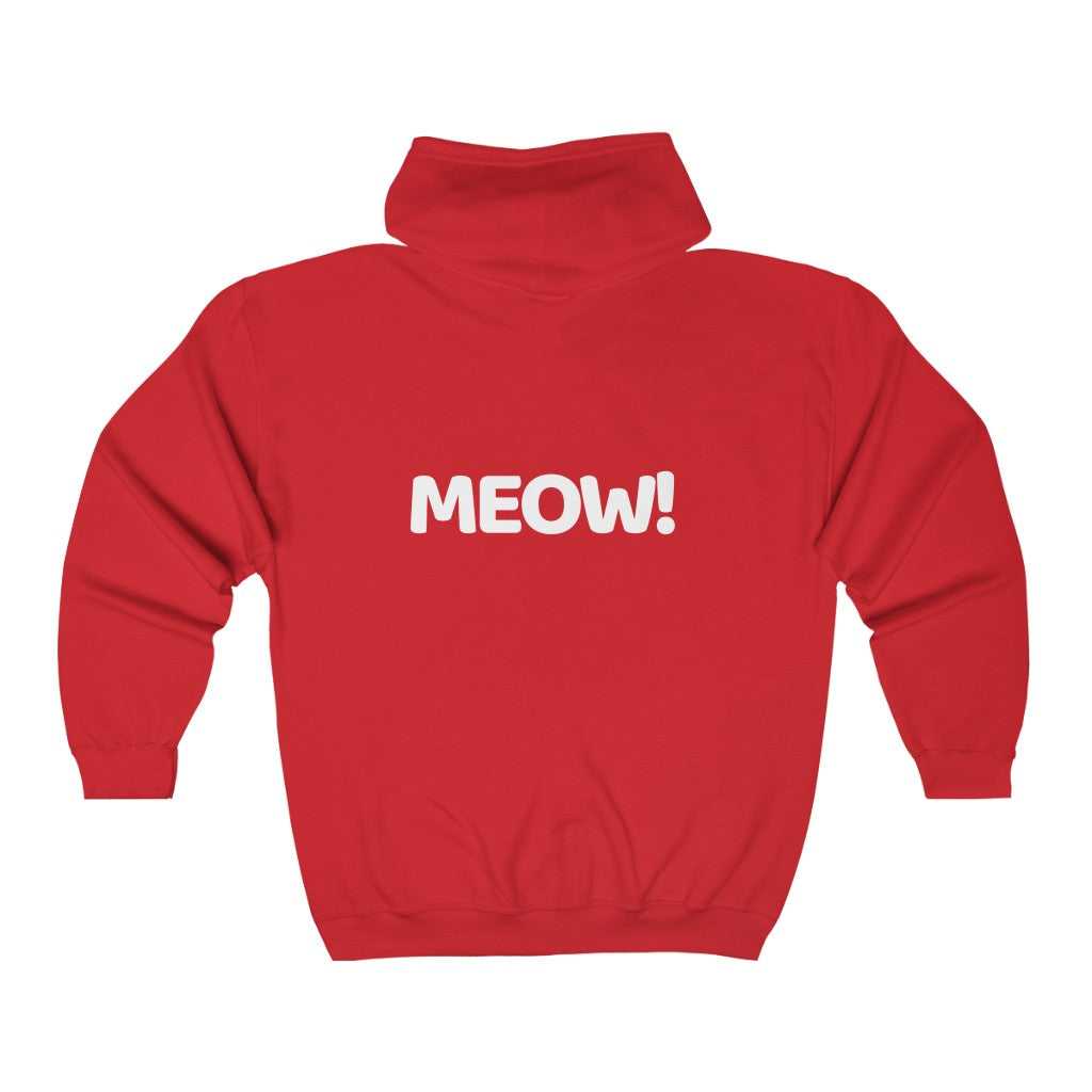 MEOW! Full Zip Hoodie 93866298836701507957 44 Hoodie Worlds Worst Tees