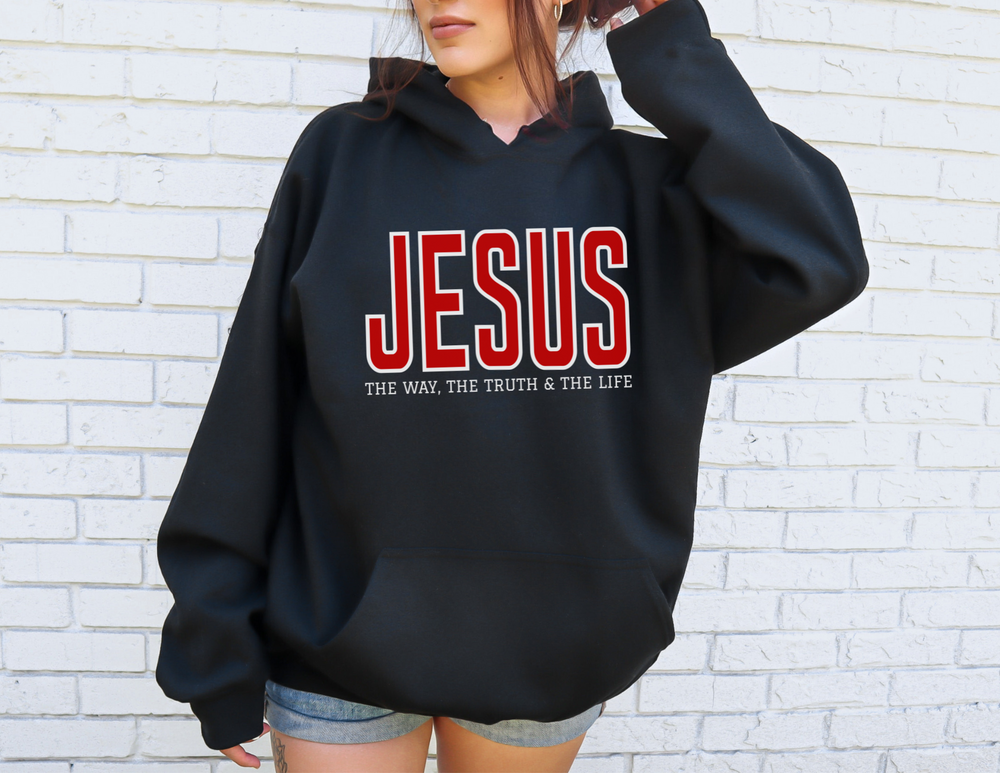 Jesus, the Way, the Truth, the Life Hoodie