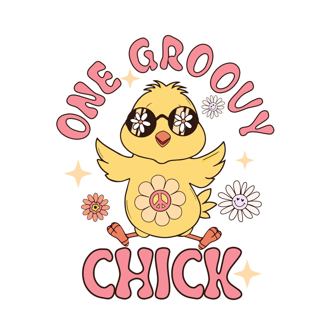 One Groovy Chick Youth Crewneck 41736004985573964402 38 Kids clothes Worlds Worst Tees