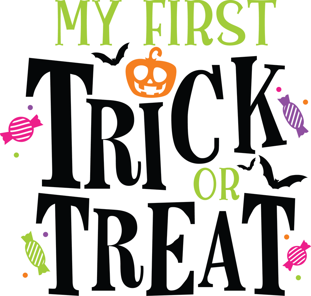 Infant fine jersey bodysuit with ribbed knitting, plastic snaps for easy changing access. 100% cotton fabric for durability and softness. Trick or Treat Onesie by Worlds Worst Tees.