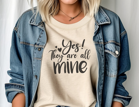 Yes They Are All Mine Unisex Tee
