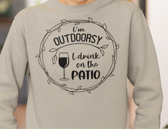 I'm Outdoorsy Crewneck 17830166349794296880 44 Sweatshirt Worlds Worst Tees