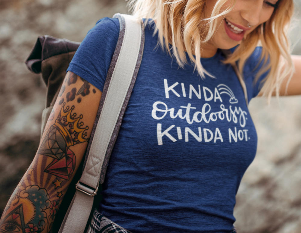 Kinda Outdoorsy Tee 28354972697325434451 24 T-Shirt Worlds Worst Tees