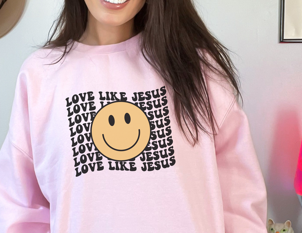 Love Like Jesus Crewneck 10891258567500239433 44 Sweatshirt Worlds Worst Tees