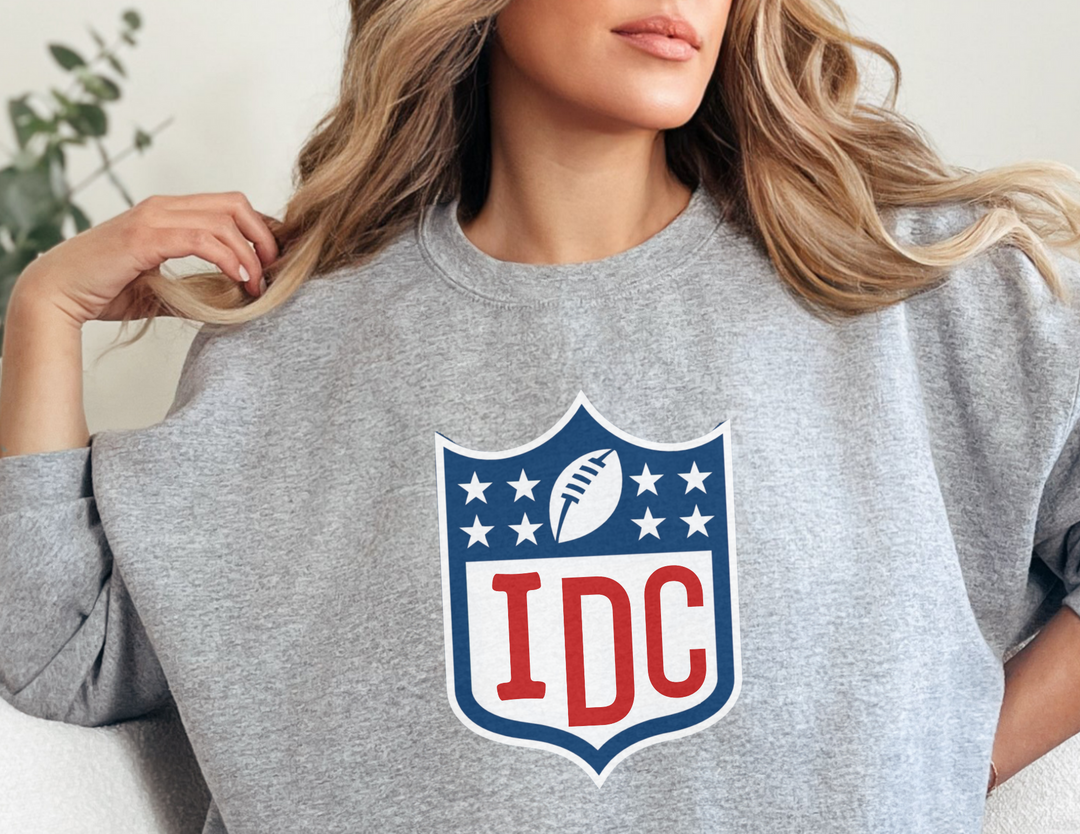 I Don't Care NFL Crewneck