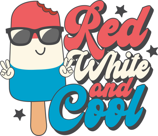Red White and Cool Tee: Classic unisex jersey short sleeve tee with ribbed knit collar, tapered shoulders, dual side seams, and tear-away label for comfort.