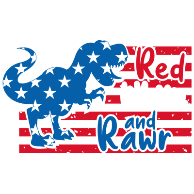 Red White and Rawr Toddler Tee