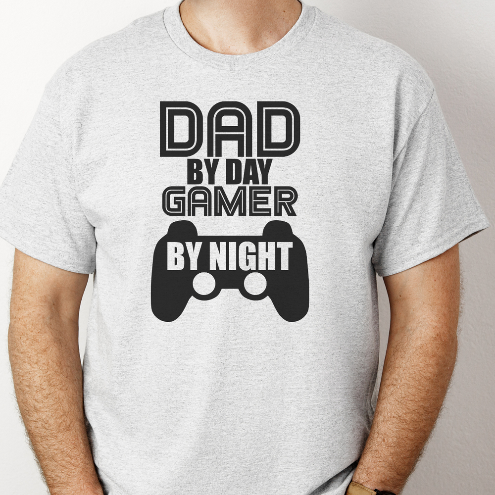 Dad by Day Gamer by Night Tee 33693474240968551780 24 T-Shirt Worlds Worst Tees