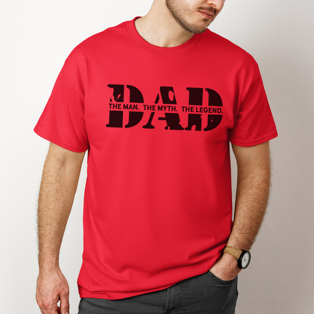 DAD the Man the Myth the Legend Men's Tee 20409185747807983209 24 T-Shirt Worlds Worst Tees