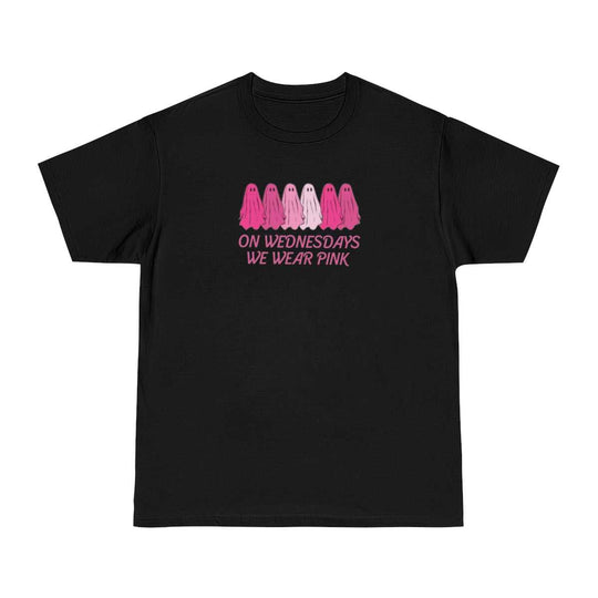 On Wednesdays We Wear Pink Ghost Tee 30605787558288710550 24 T-Shirt Worlds Worst Tees