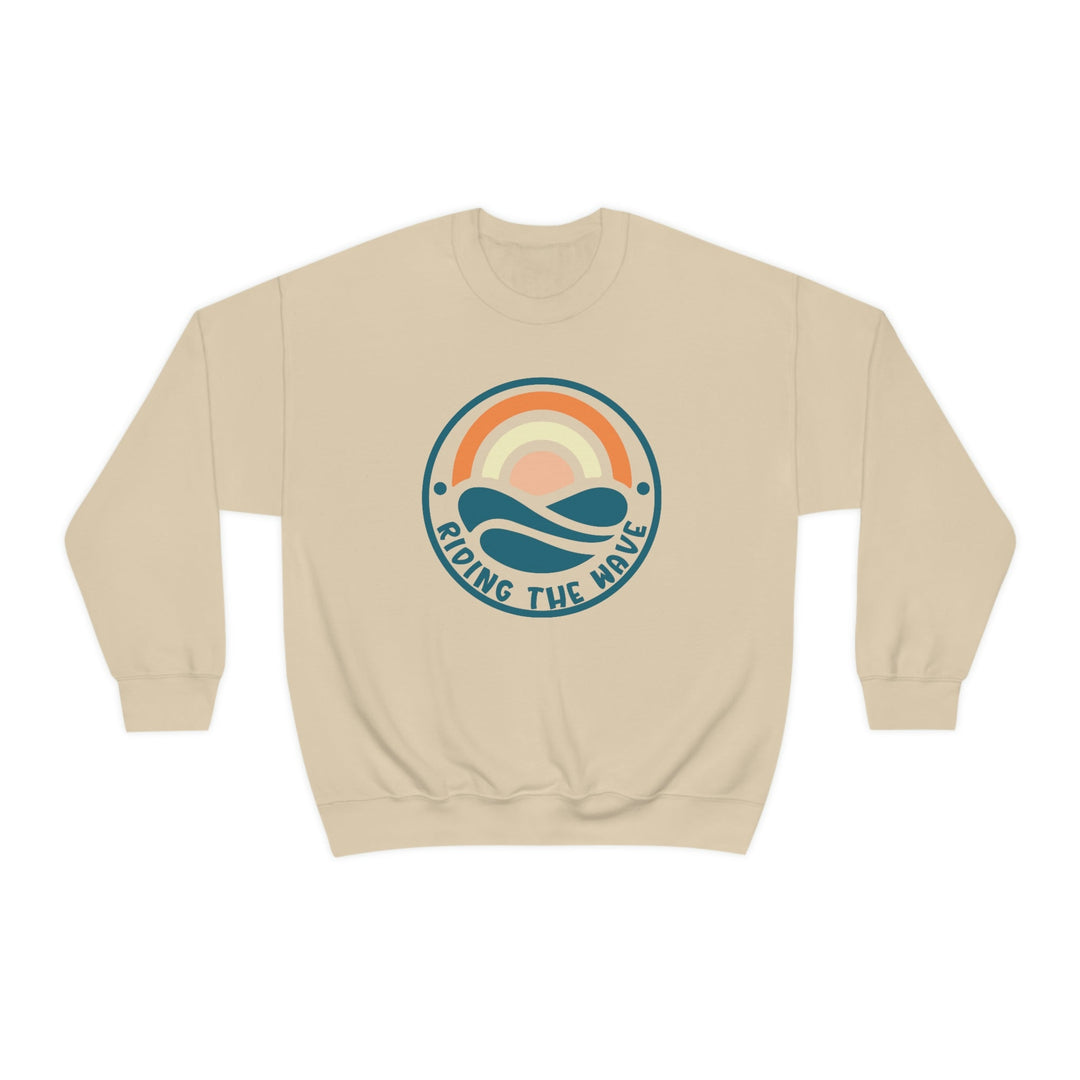 Riding the Wave Crewneck 32698559848836982338 60 Sweatshirt Worlds Worst Tees