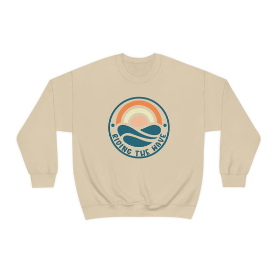 Riding the Wave Crewneck 32698559848836982338 60 Sweatshirt Worlds Worst Tees