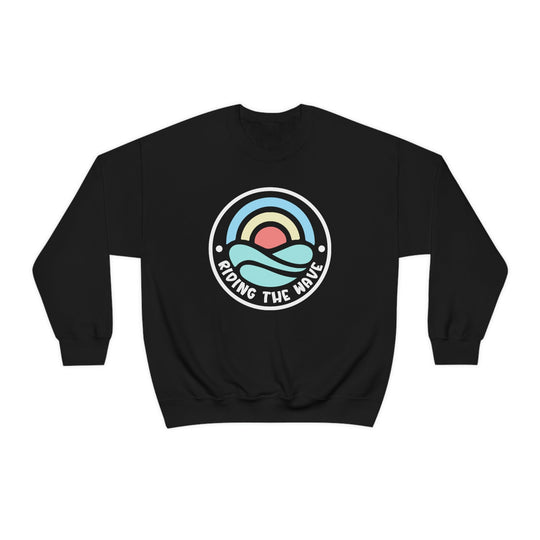 Riding the Wave Crewneck 32698559848836982338 60 Sweatshirt Worlds Worst Tees