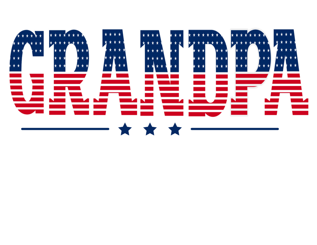 USA Grandpa Tee: A relaxed-fit, 100% ring-spun cotton t-shirt with durable double-needle stitching and a tubular shape, perfect for everyday wear.