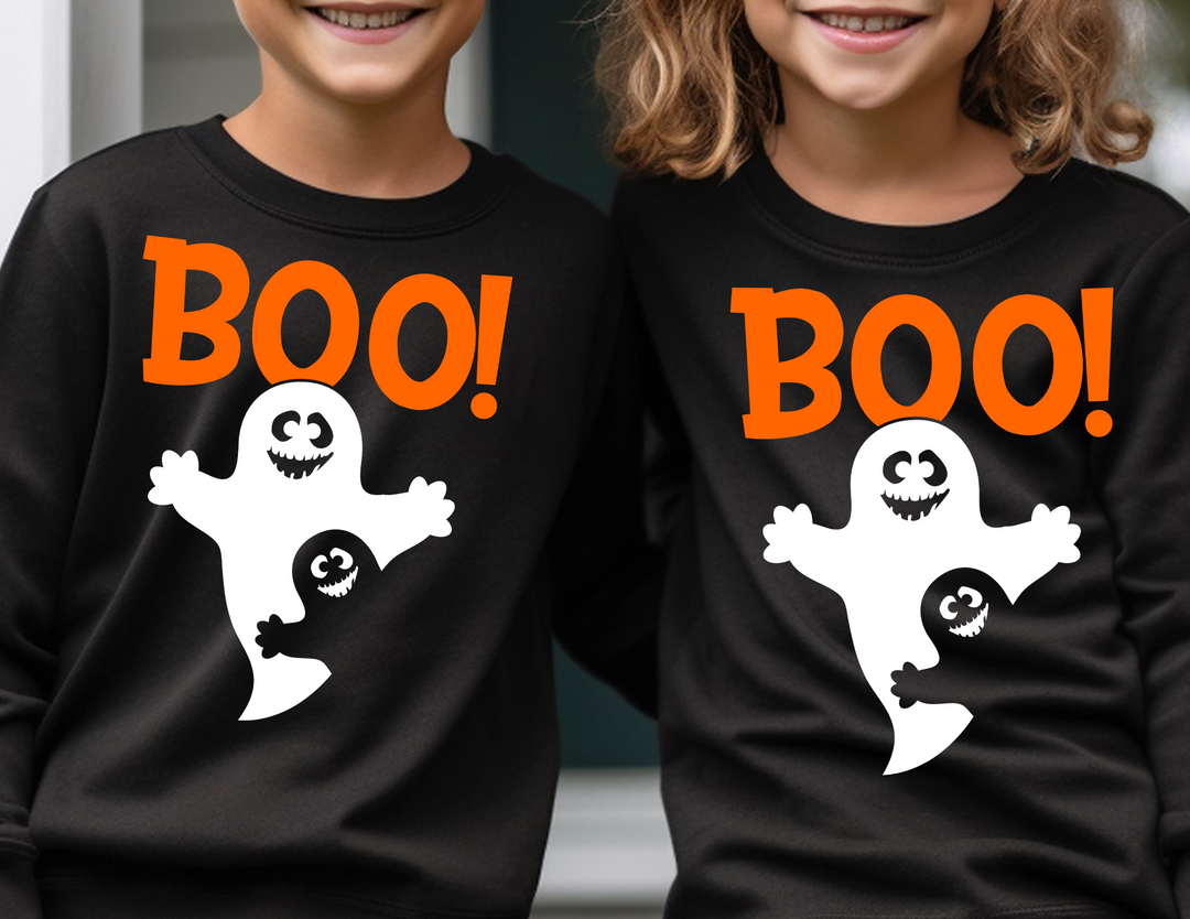 Boo Long Sleeve Youth Tee